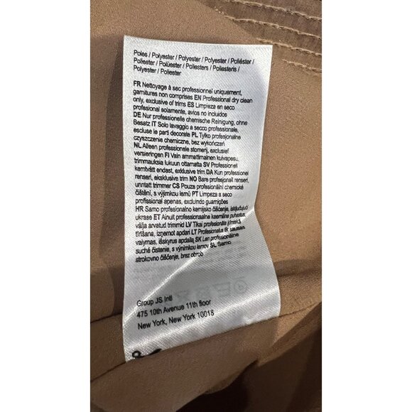 HALSTON Yvonne brown Sequin Sleeveless Midi Dress size 4 NWOT - Picture 11 of 11